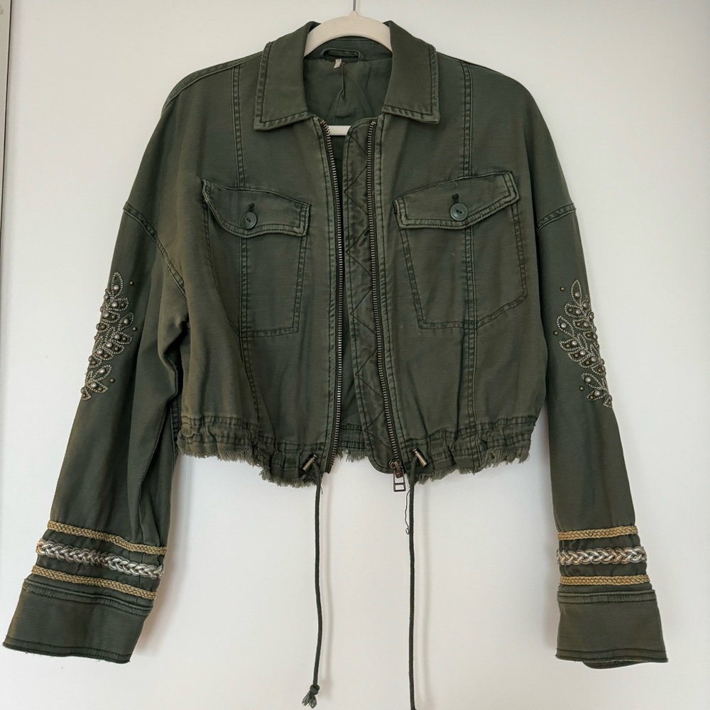 Free People Cropped Jacket